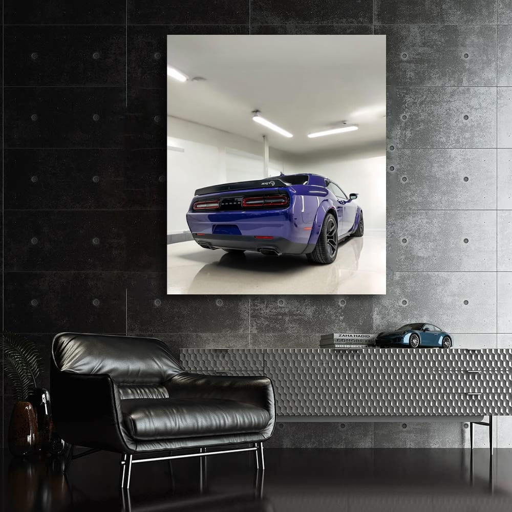 Dodge SRT Purple in Parking - Bold and Powerful Drive