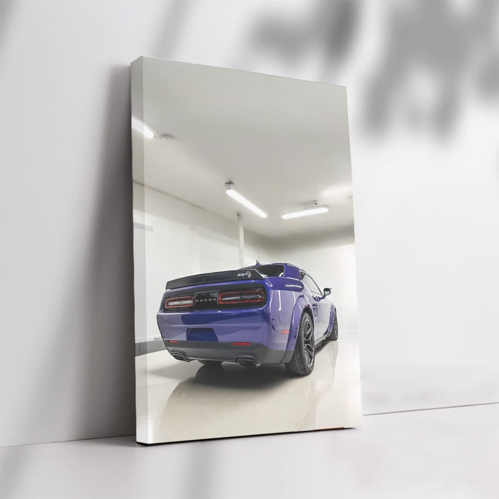 Dodge SRT Purple in Parking - Bold and Powerful Drive