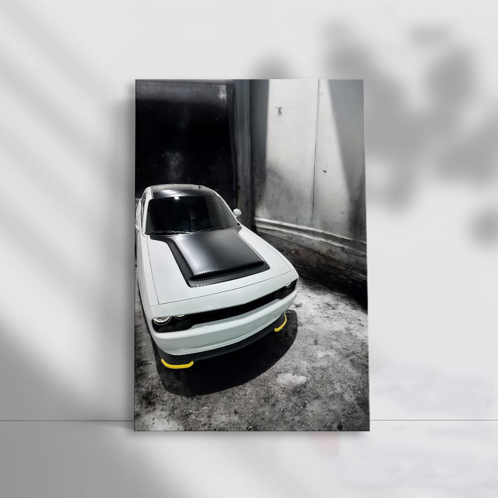 White Dodge in Deserted Building - Bold and Fearless
