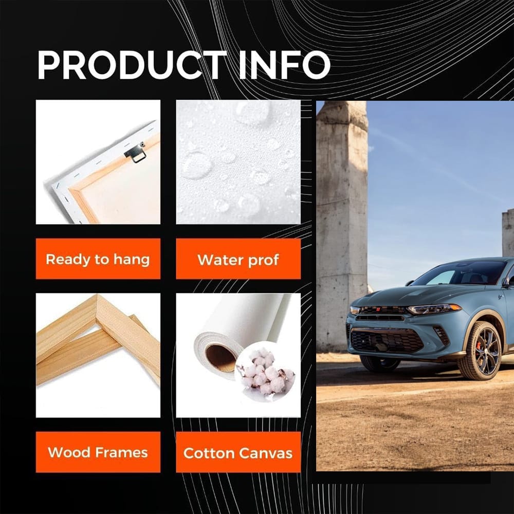 Dodge in Front of Concrete Wall - Rugged and Reliable