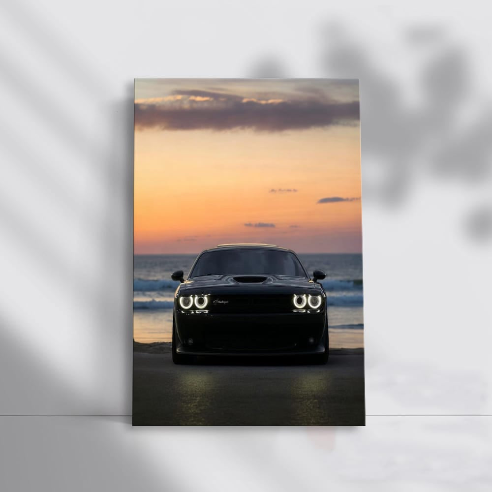 Dodge at Sunset by Sea - Embrace Adventure