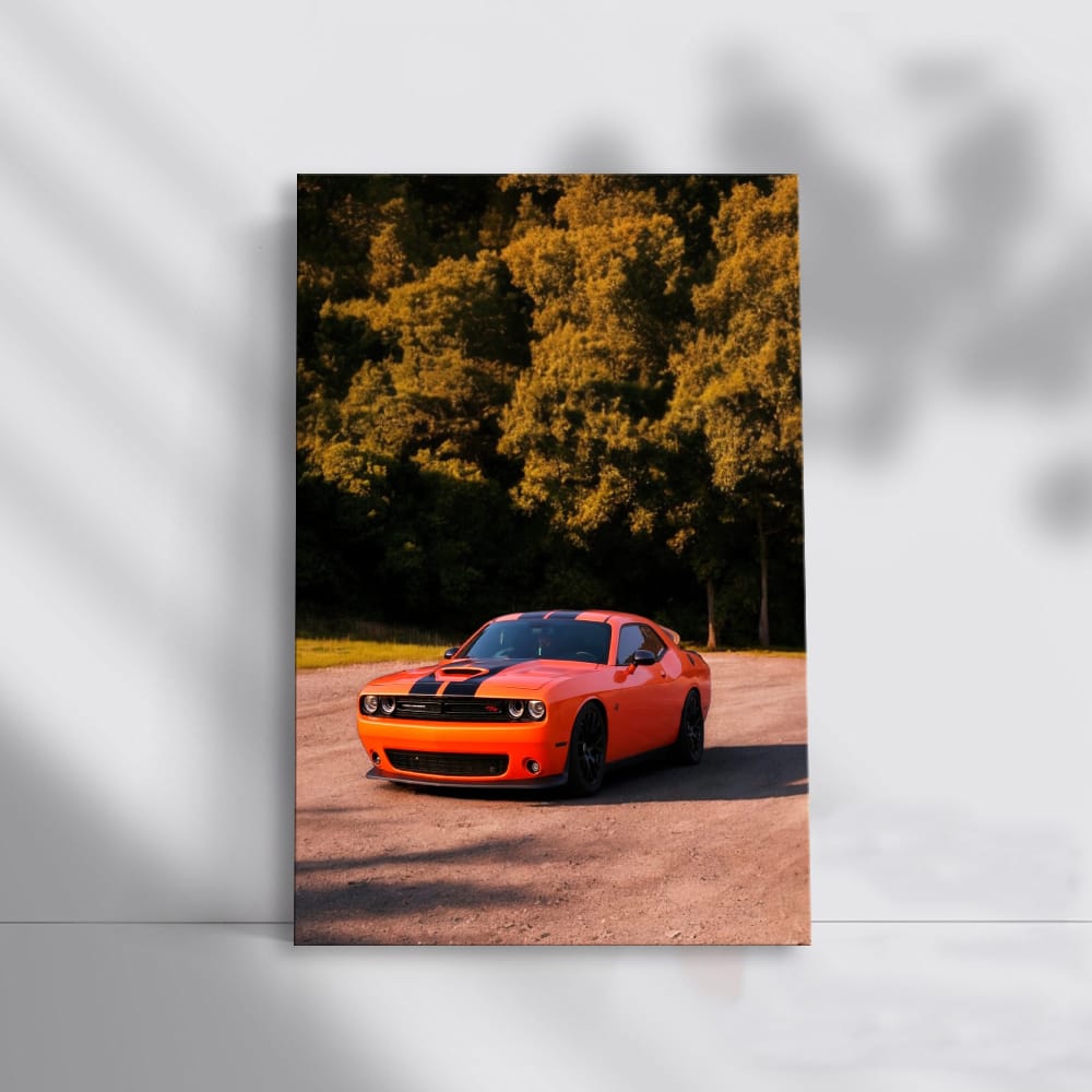 Dodge in Autumn Forest - Rugged and Adventurous