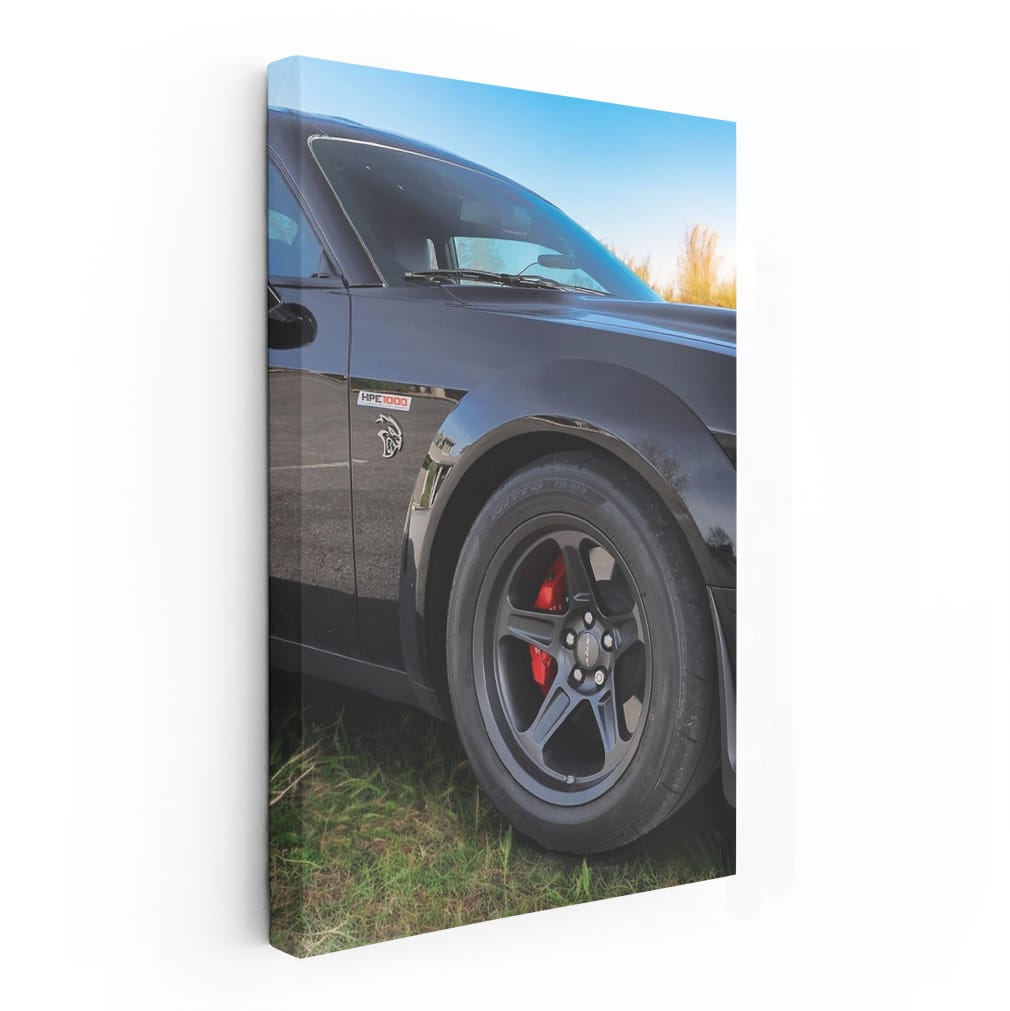Black Dodge in Nature - Adventurous Spirit