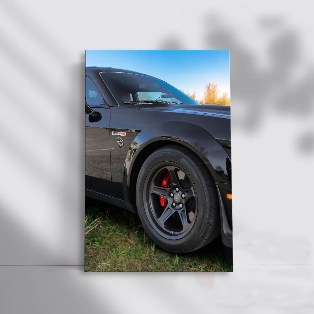 Black Dodge in Nature - Adventurous Spirit