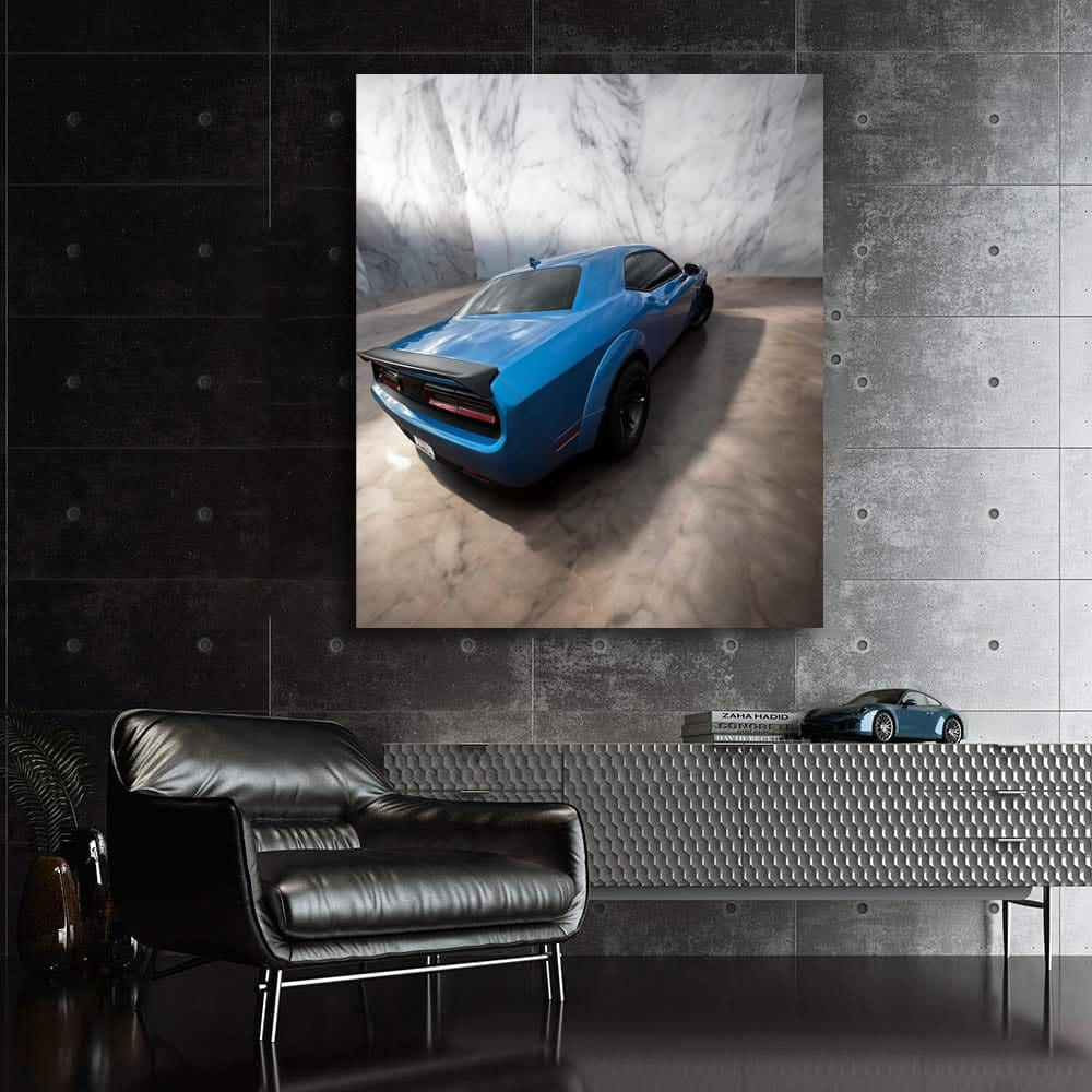 Blue Dodge Marble - Sleek and Stylish Ride