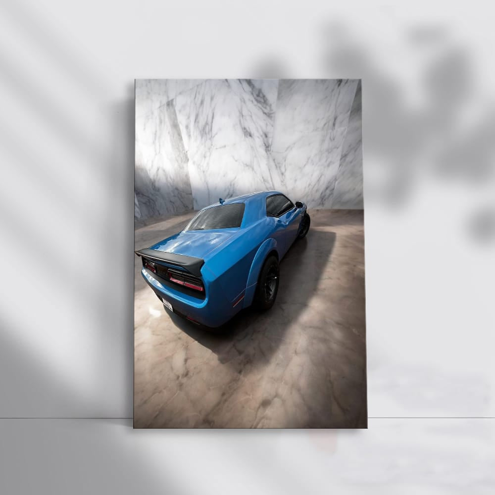 Blue Dodge Marble - Sleek and Stylish Ride