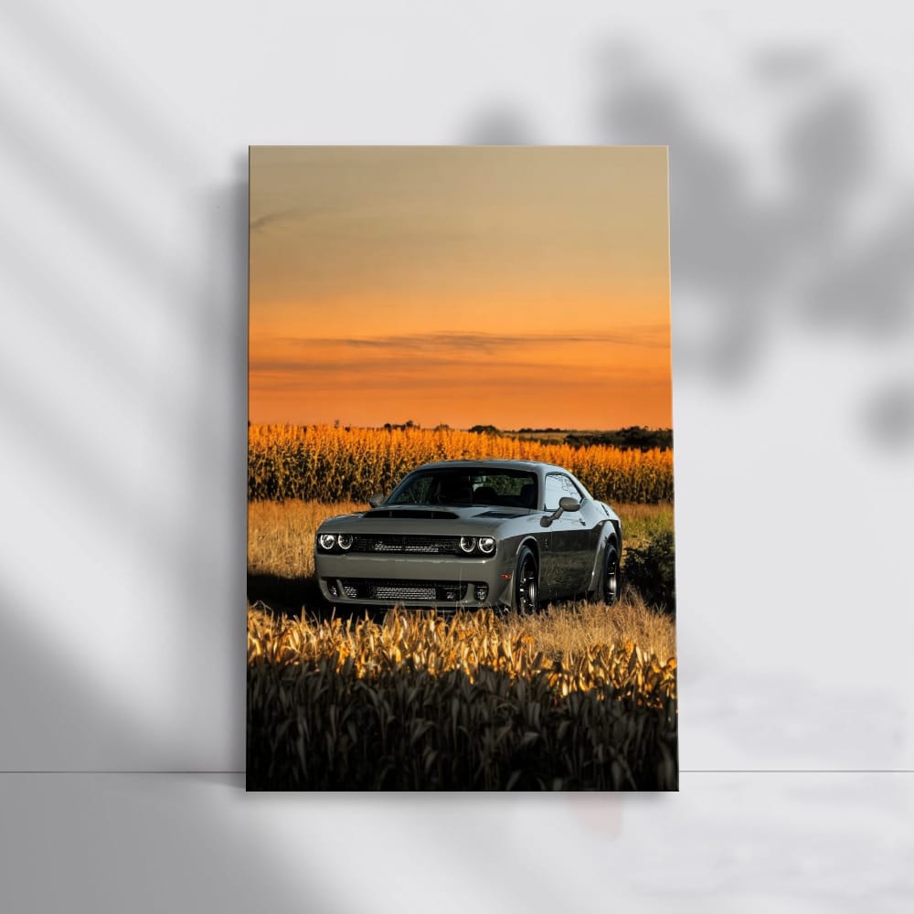 Dodge in Field - Rugged Adventure Awaits