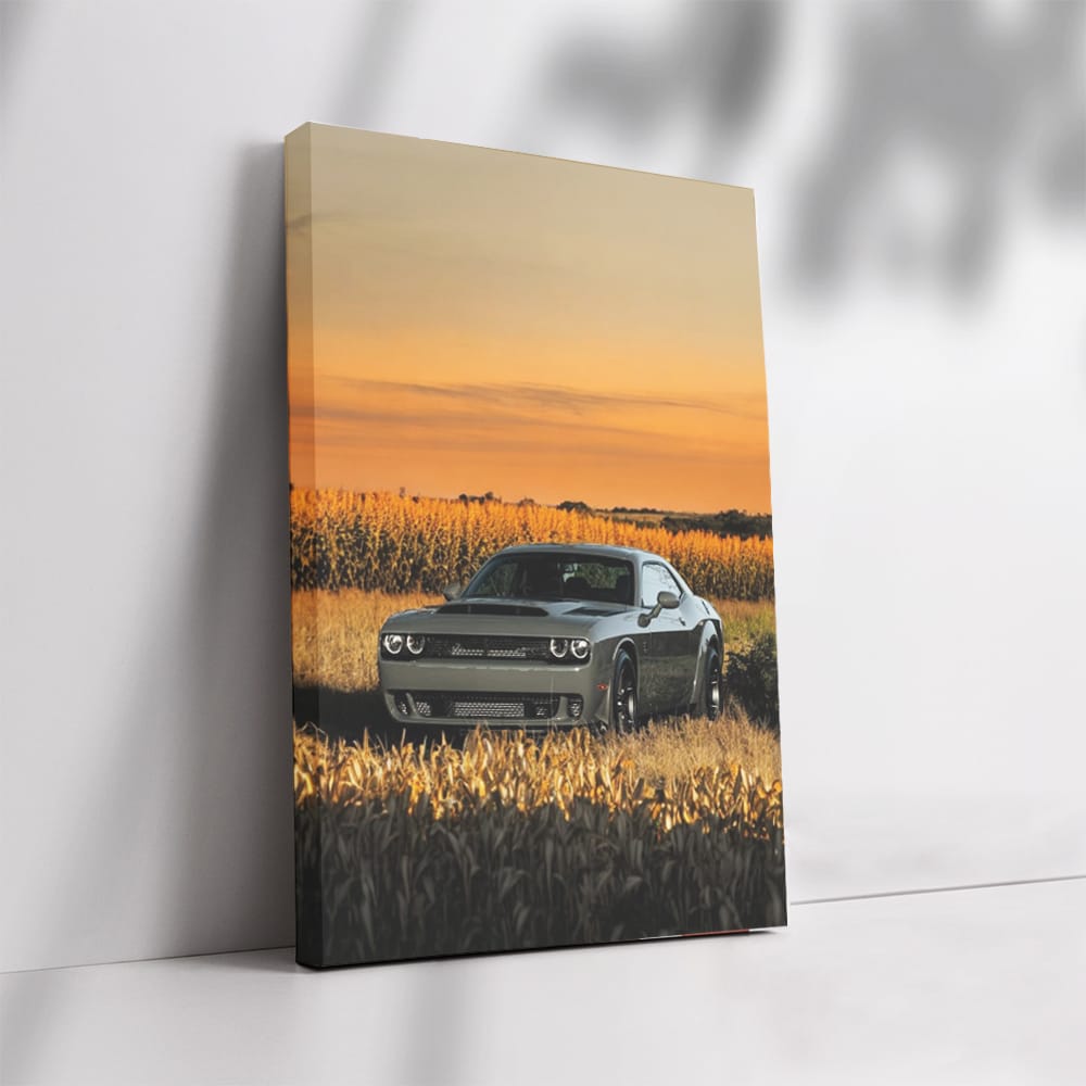 Dodge in Field - Rugged Adventure Awaits