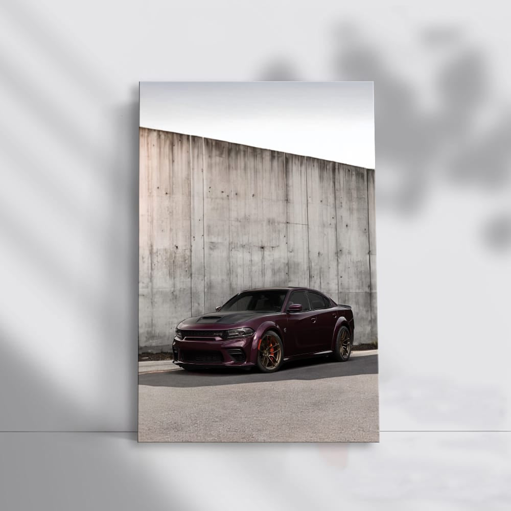 Dodge Beside Concrete Wall - Rugged and Resilient