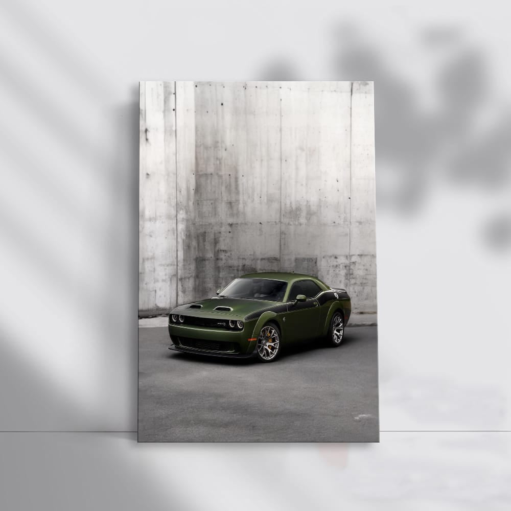 Dodge by Concrete Wall - Rugged and Reliable Ride