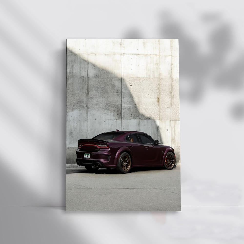Dodge by Concrete Wall - Rugged and Reliable