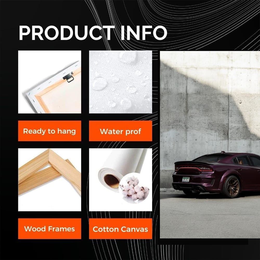 Dodge by Concrete Wall - Rugged and Reliable