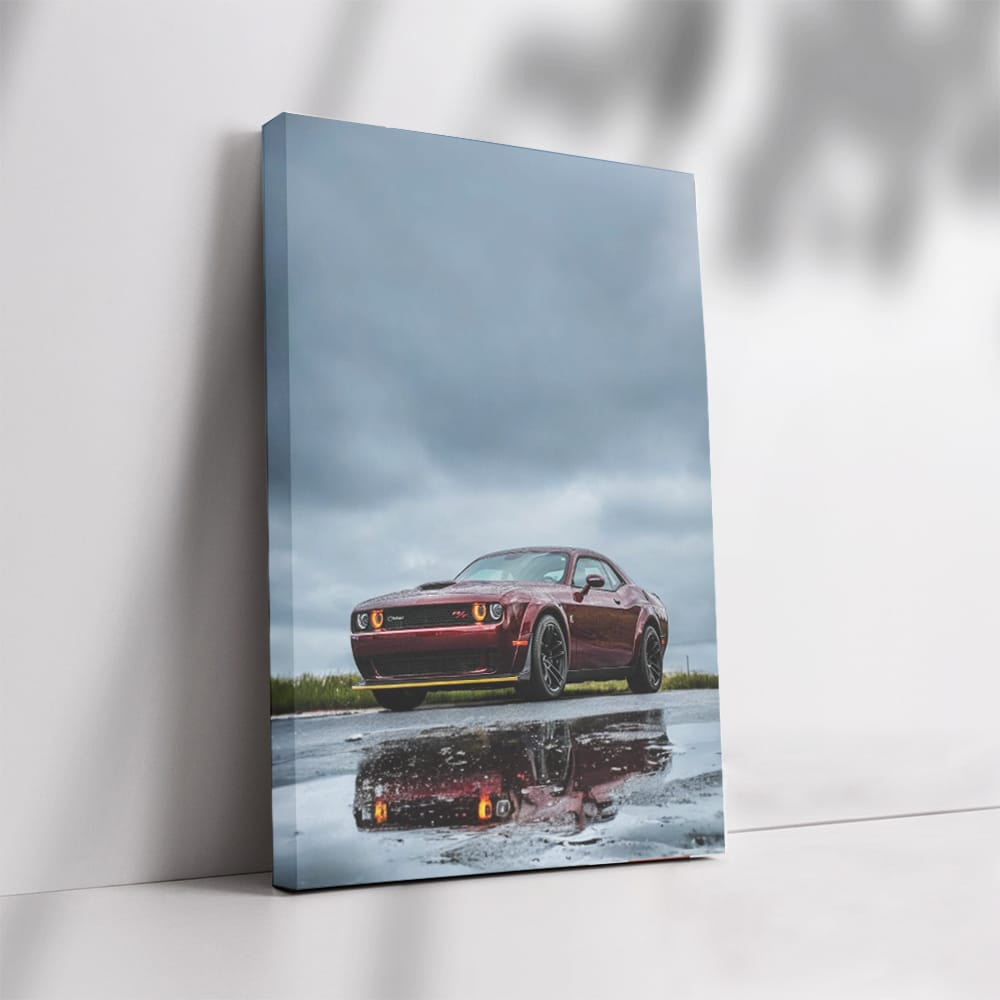 Dodge Navigating Rainy Roads - Thrilling Performance