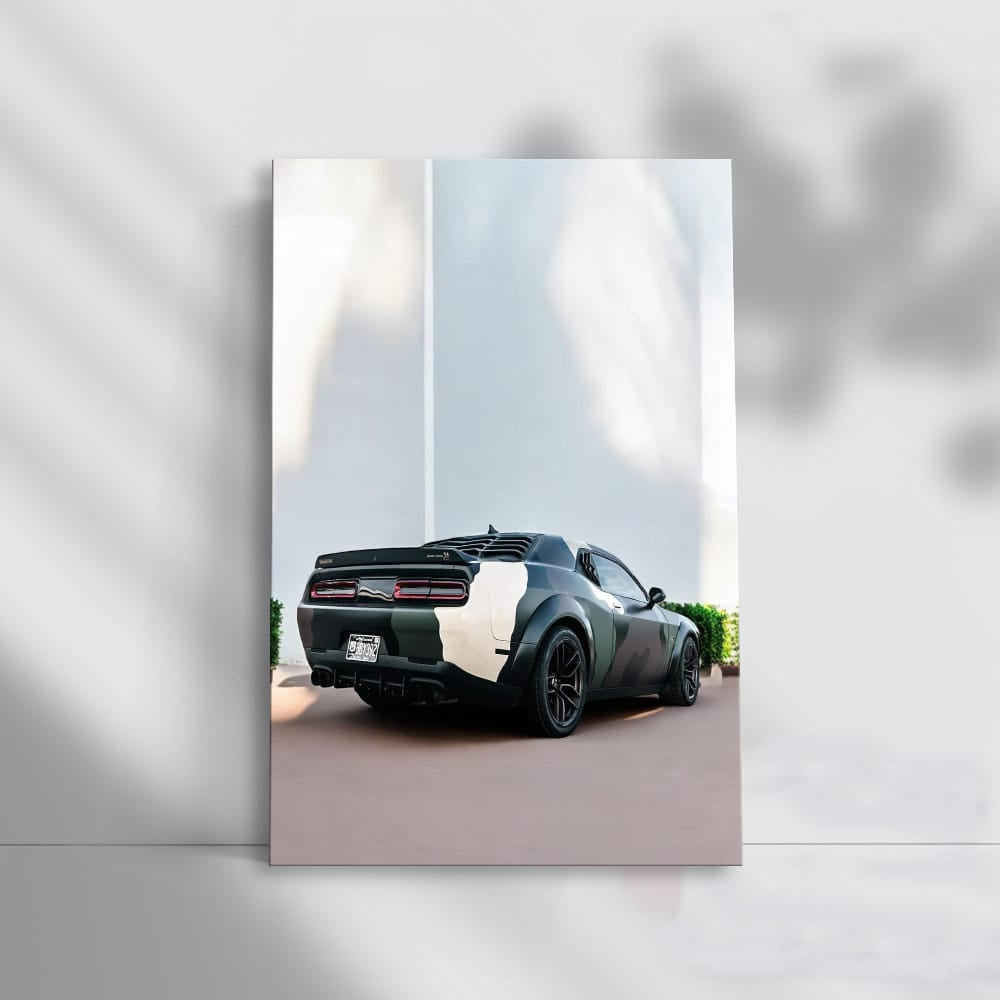 Dodge Parked Elegantly - Power Meets Style