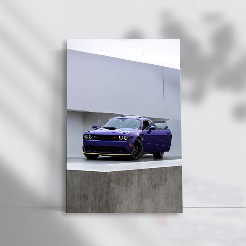 Dodge Purple Parking - Sleek and Stylish Ride