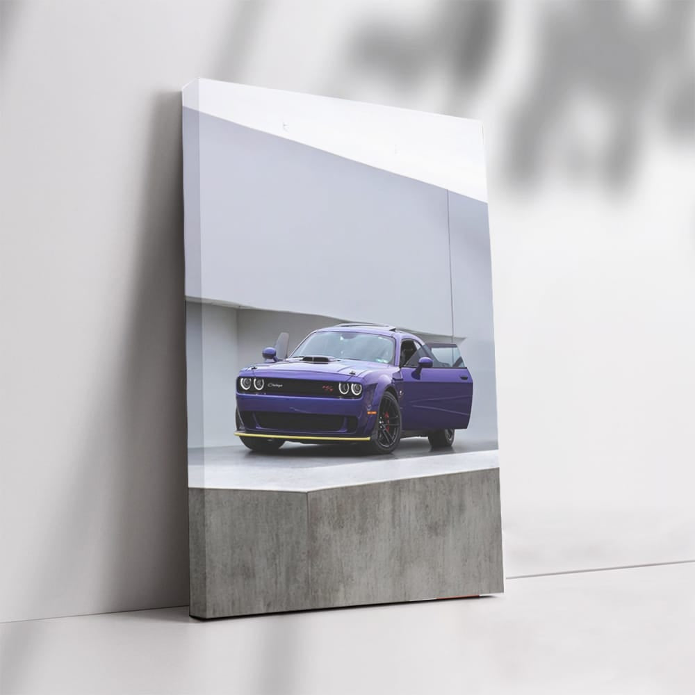 Dodge Purple Parking - Sleek and Stylish Ride