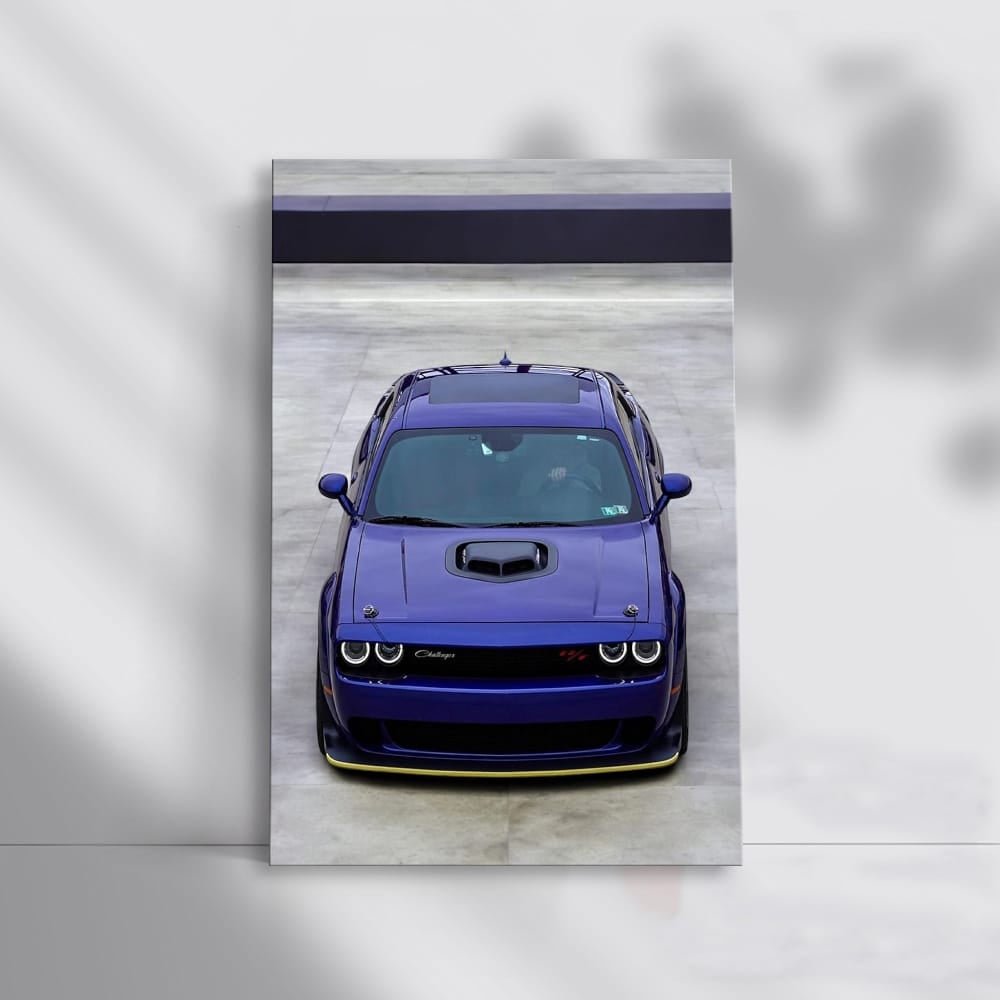 Dodge Purple Parking - Urban Elegance on Wheels