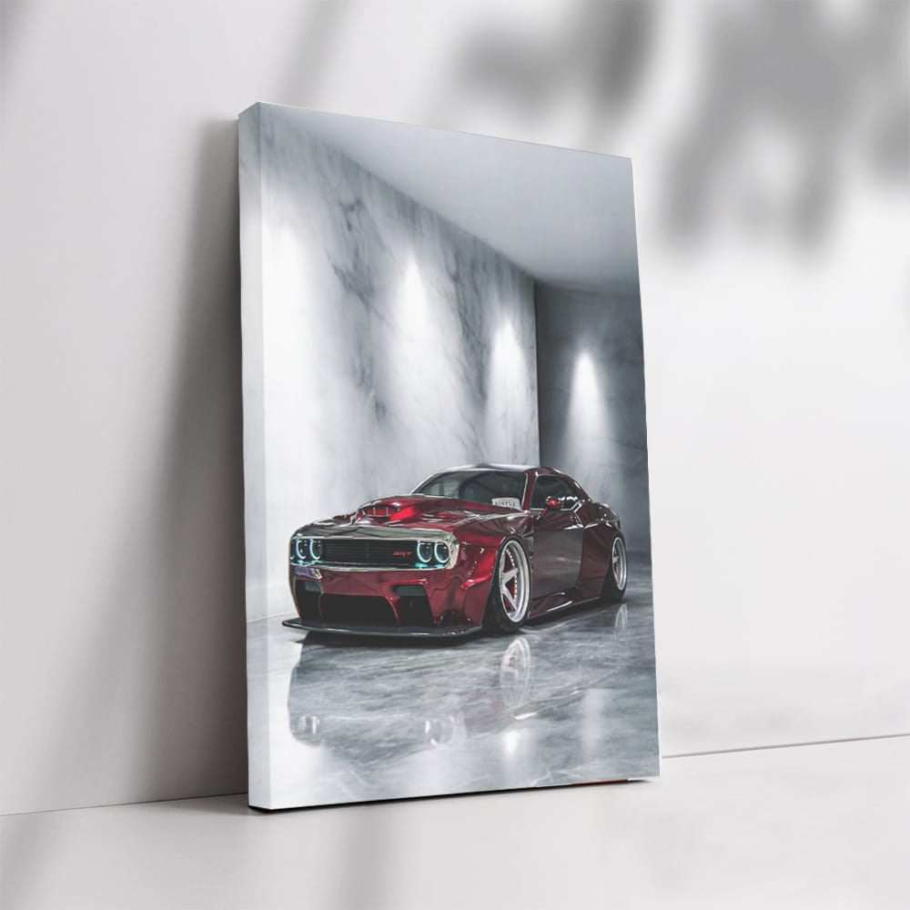 Red Dodge Marble - Sleek, Bold, and Powerful Design