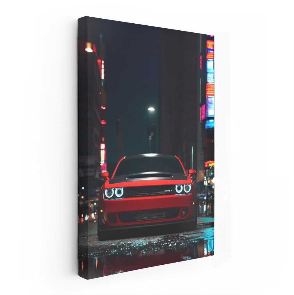 Night Road Dodge - Thrilling Speed and Style