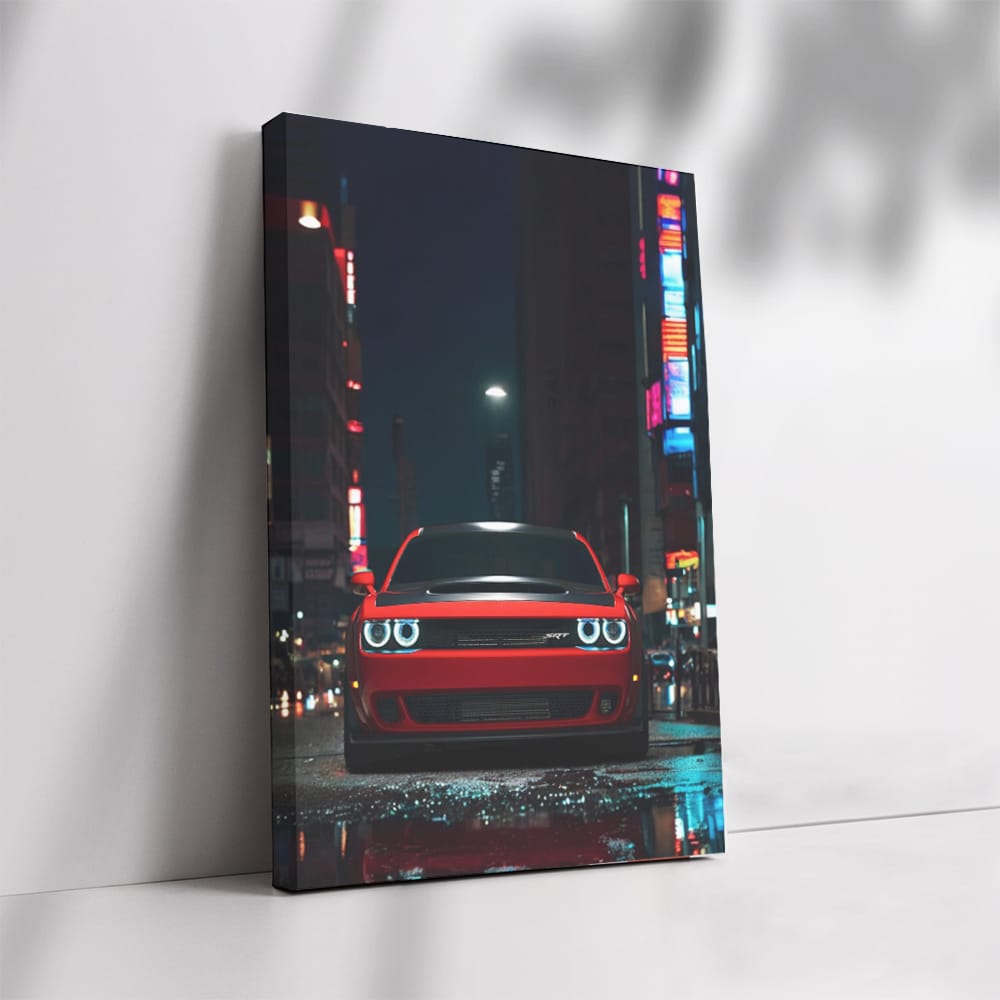 Night Road Dodge - Thrilling Speed and Style