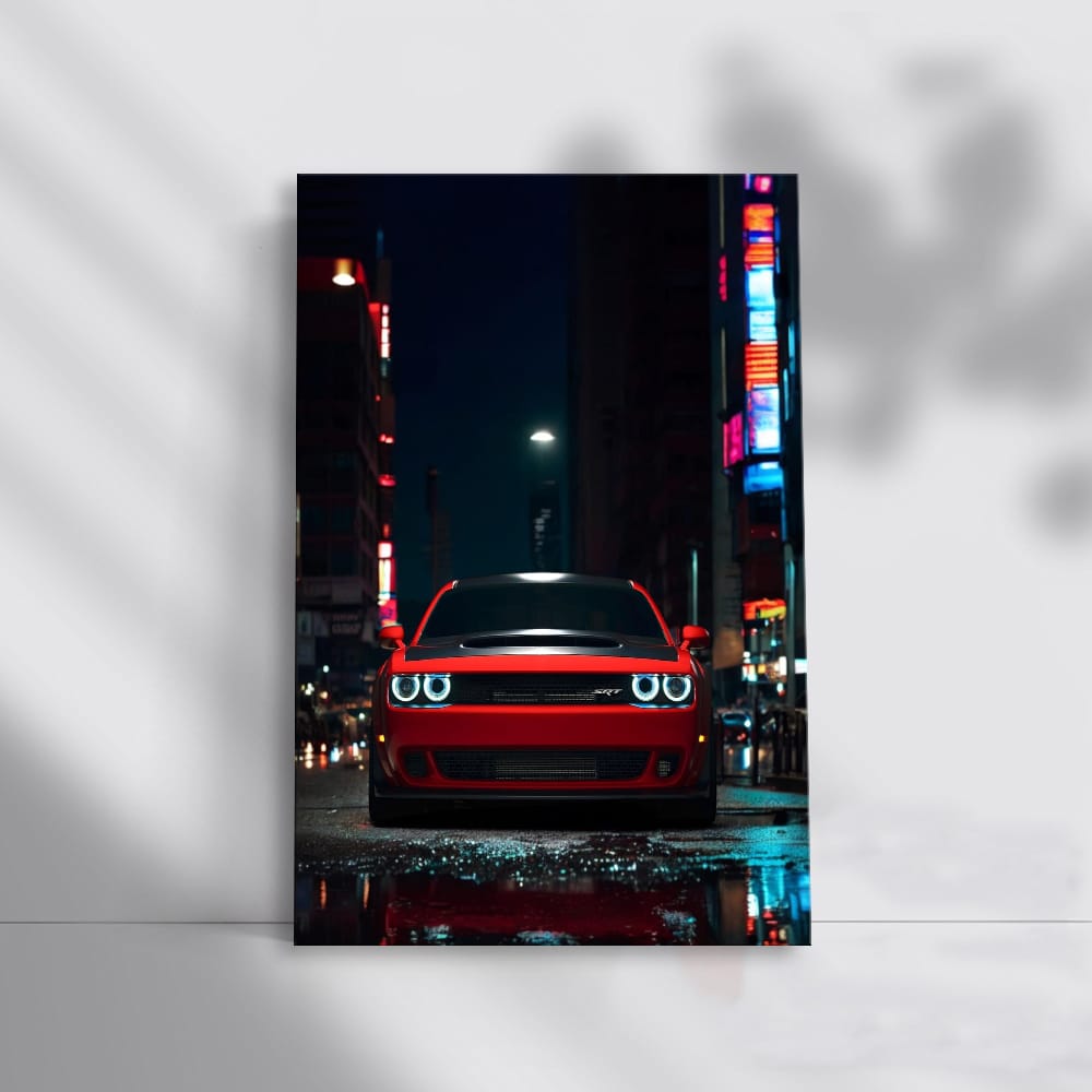 Night Road Dodge - Thrilling Speed and Style