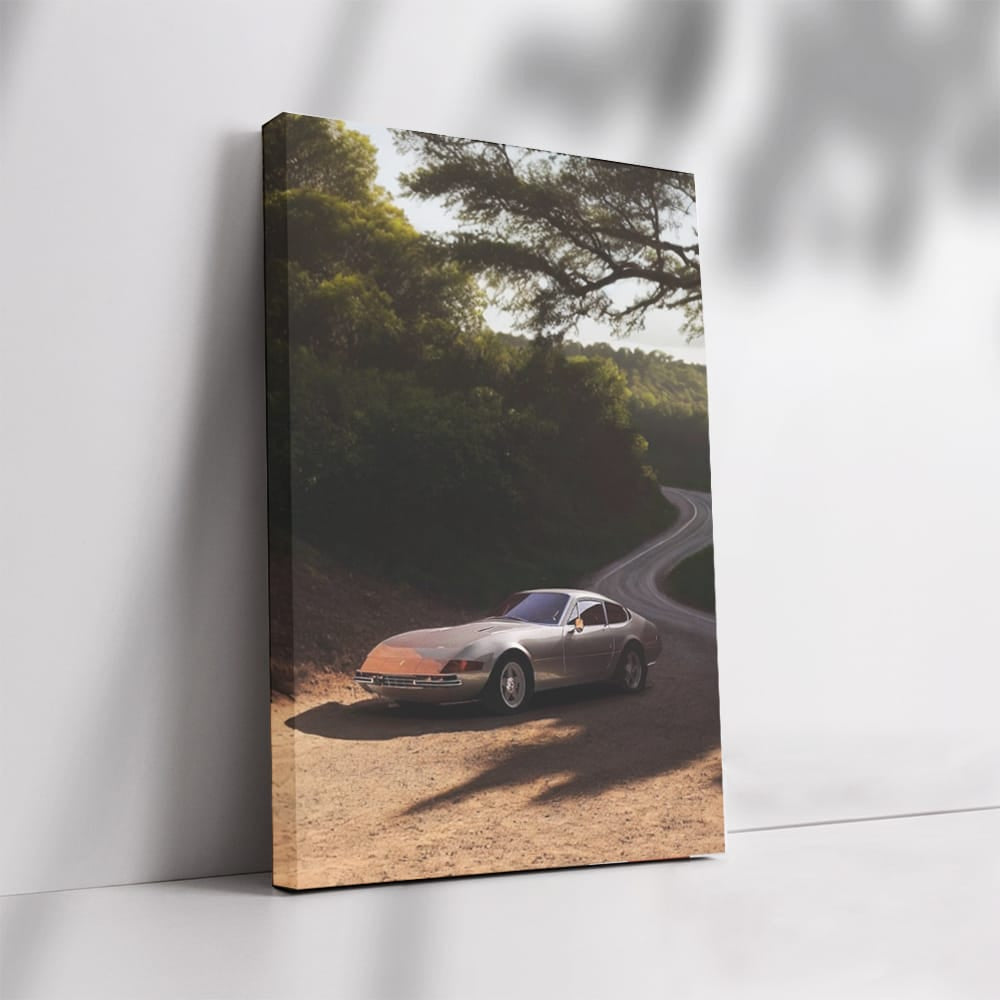 Ferrari 365 GTB 4 in Nature - Iconic Elegance and Power