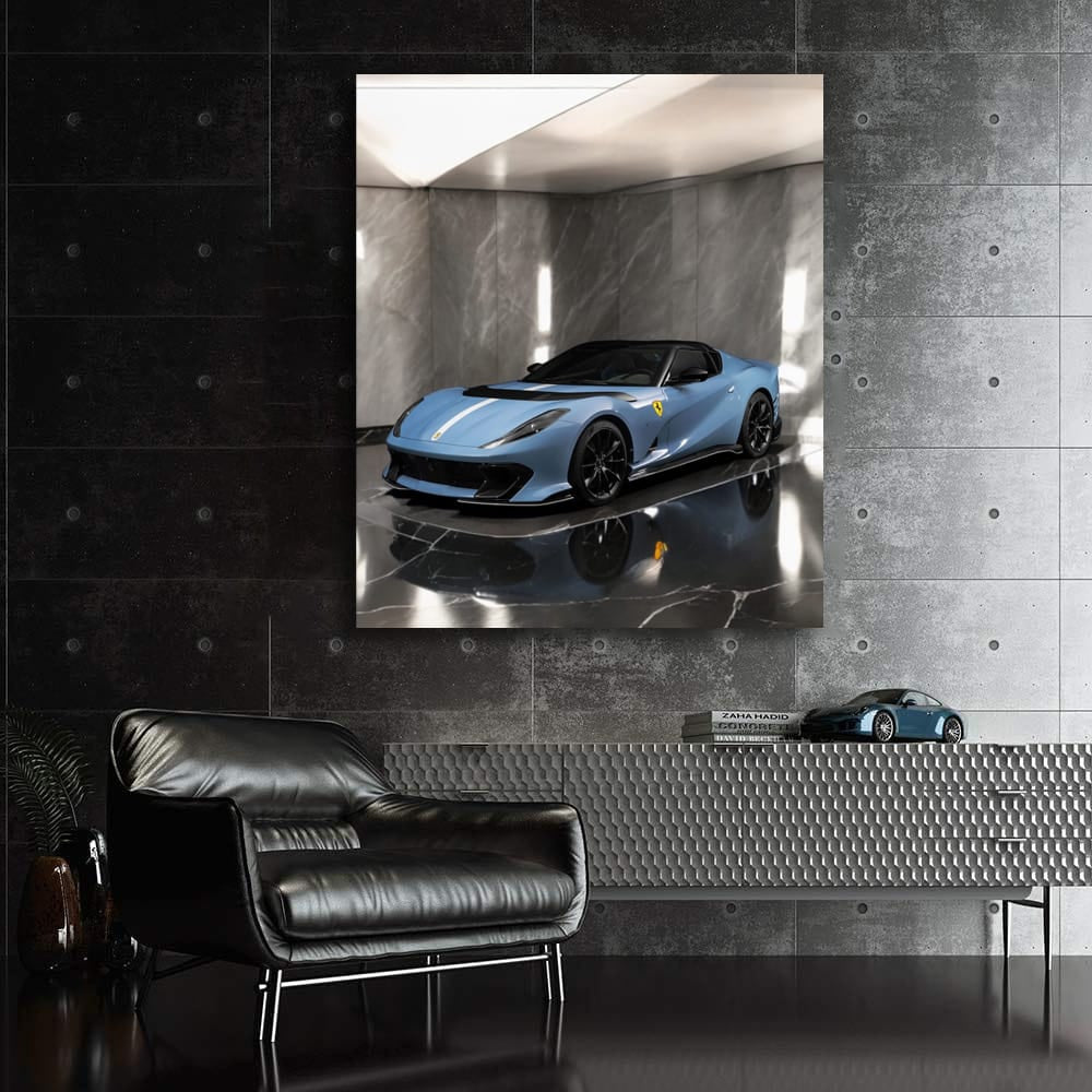 Ferrari 812 Competizione A: Marble Marvel of Speed and Style