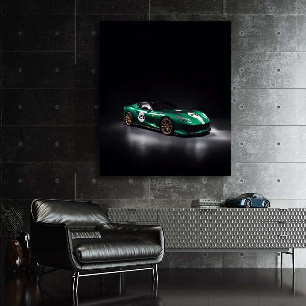 Ferrari 812 Competizione in Dark Room - Pure Power Unleashed