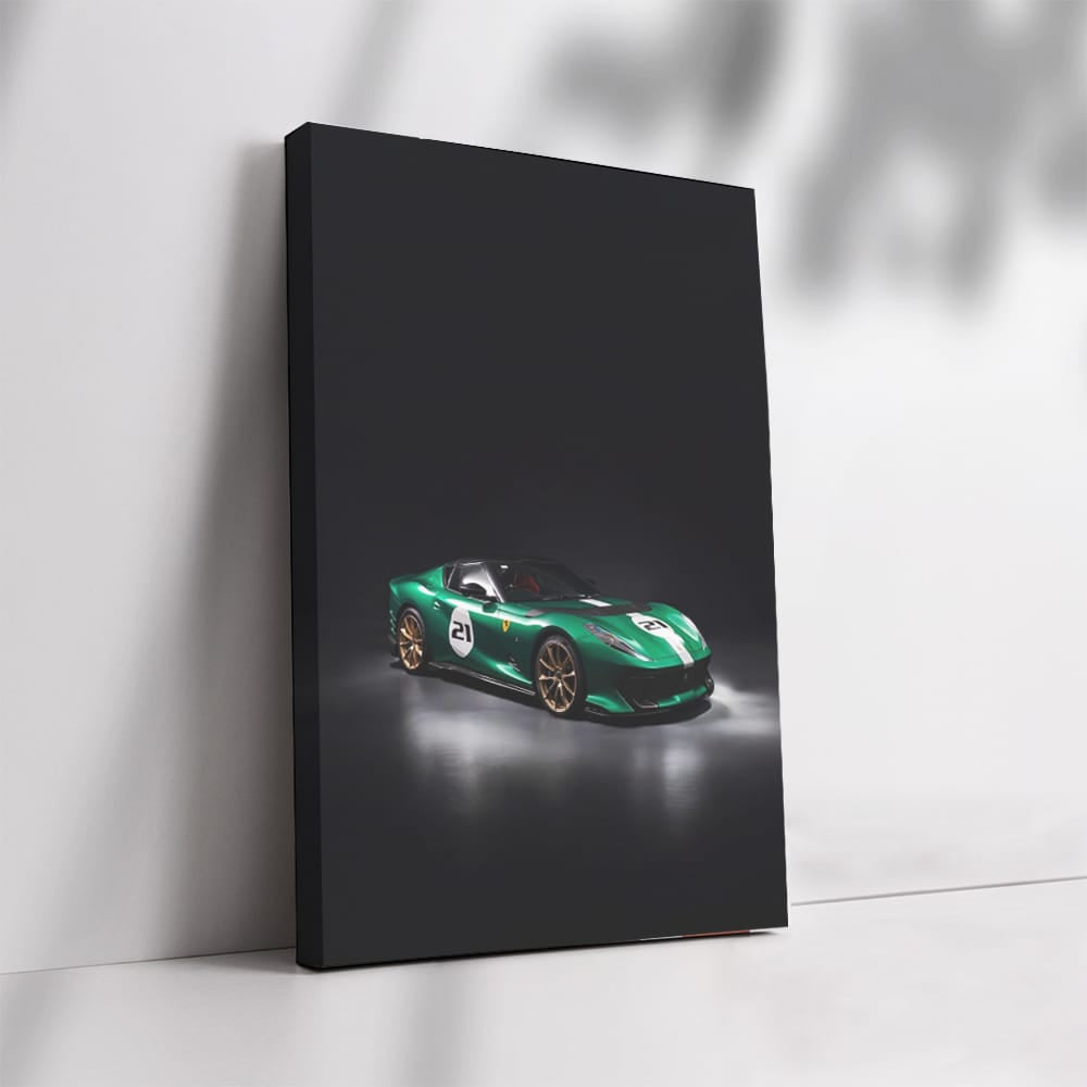 Ferrari 812 Competizione in Dark Room - Pure Power Unleashed