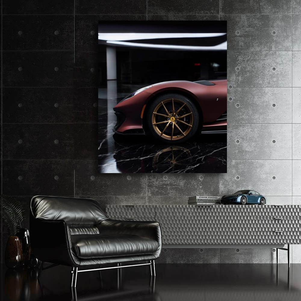 Black Marble Ferrari 812 Competizione - Elegance in Motion