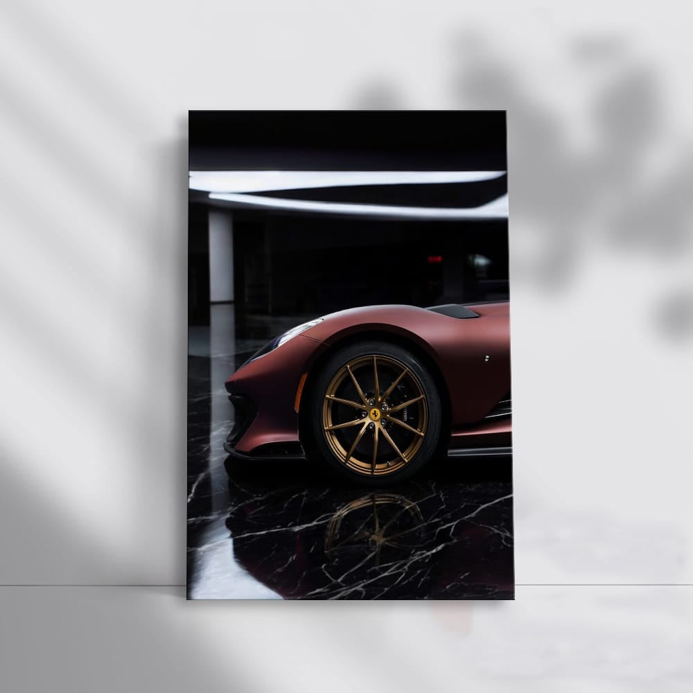 Black Marble Ferrari 812 Competizione - Elegance in Motion
