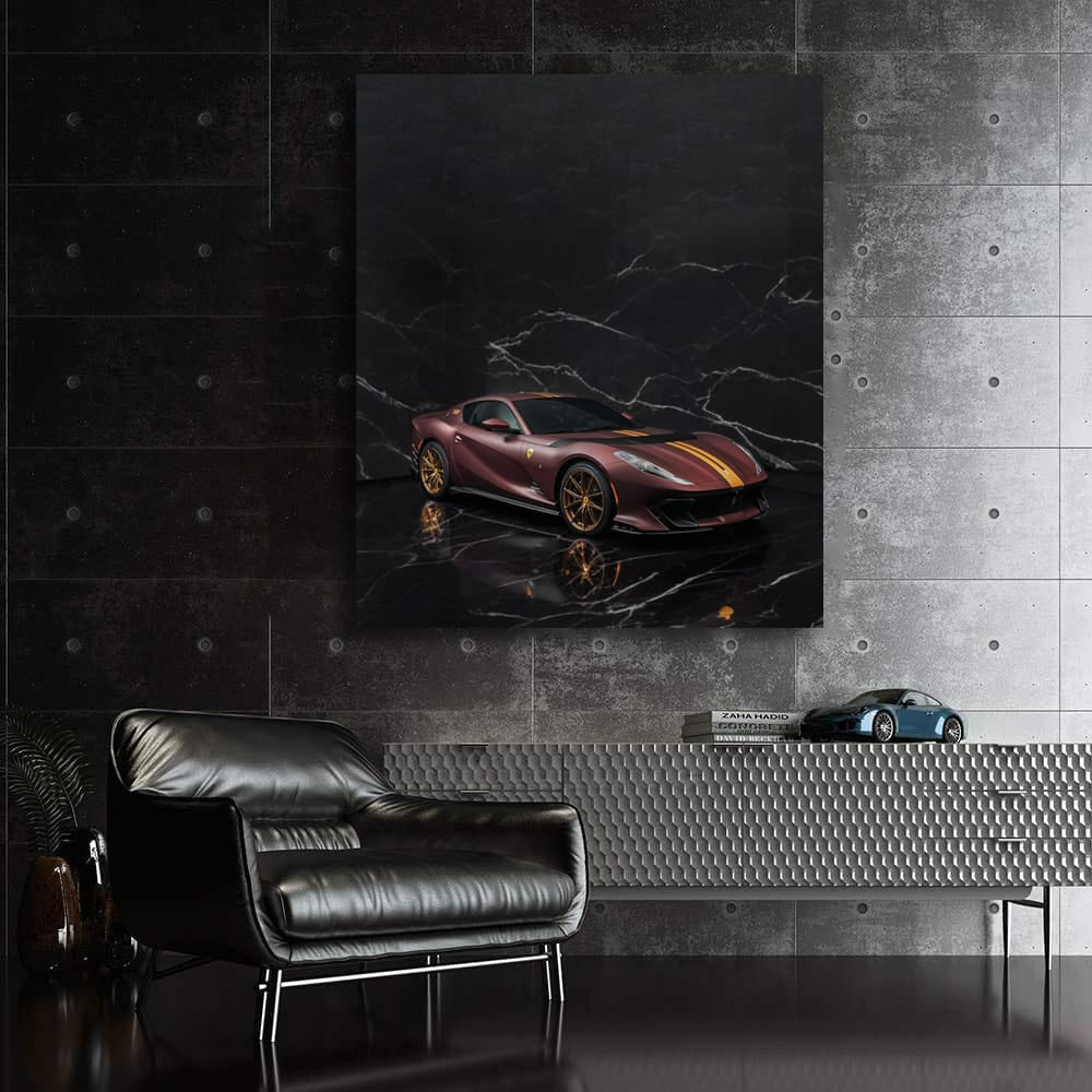 Ferrari 812 Competizione Black Marble - Power Meets Elegance