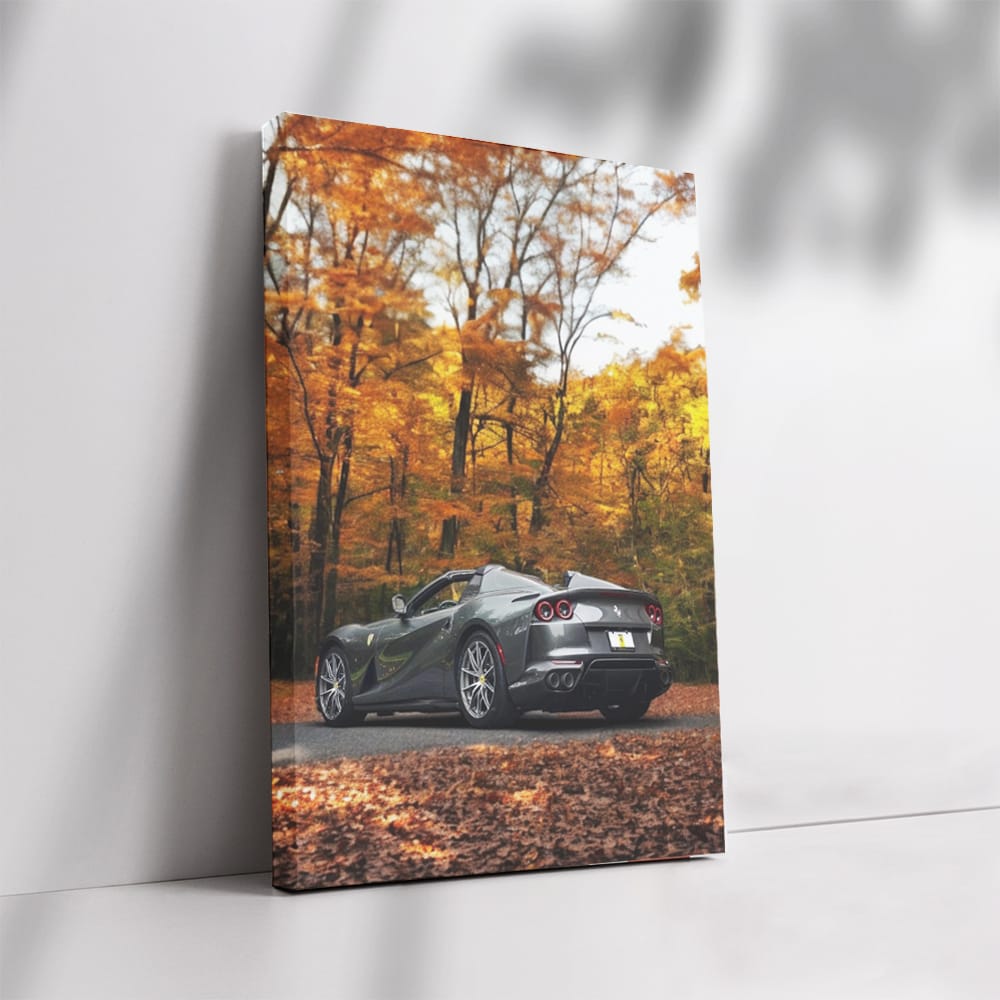 Ferrari 812 GTS in Autumn - Elegance and Power Unleashed