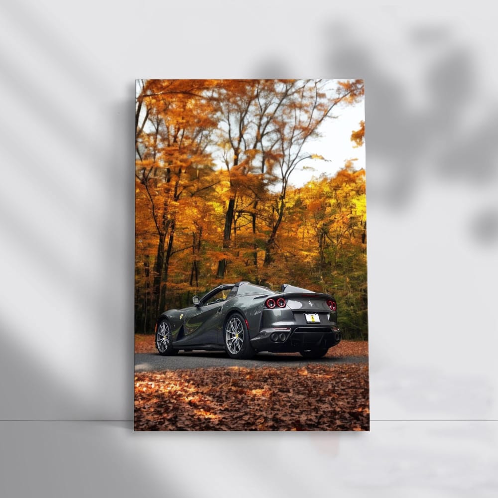 Ferrari 812 GTS in Autumn - Elegance and Power Unleashed