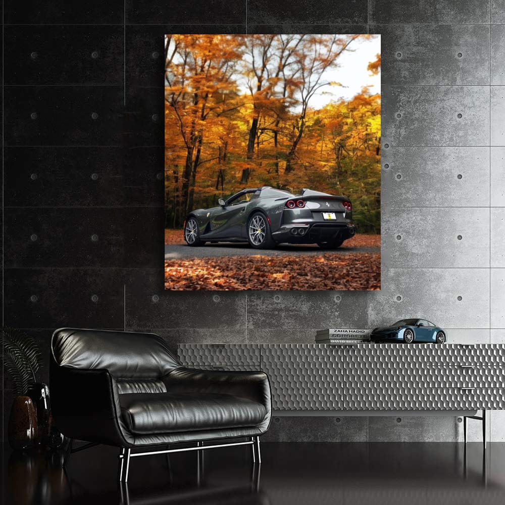 Ferrari 812 GTS in Autumn - Elegance and Power Unleashed