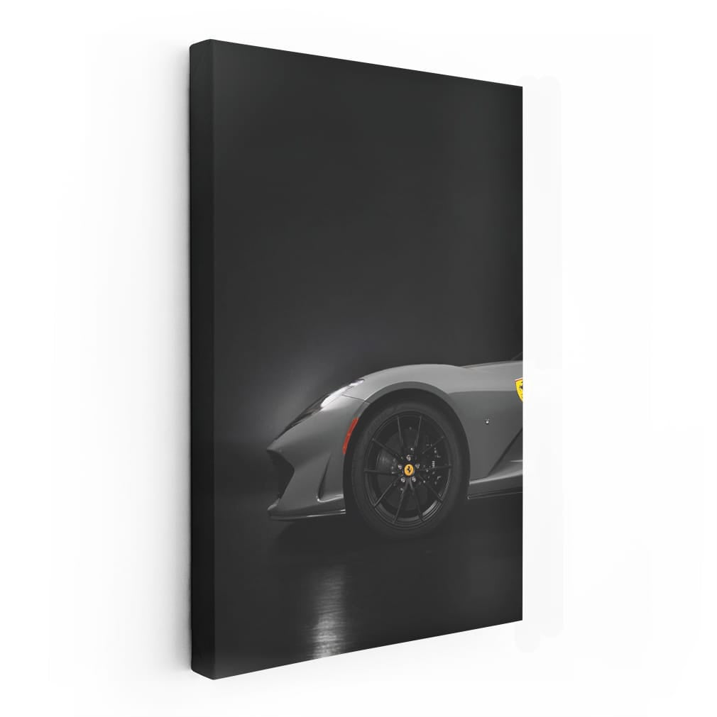 Ferrari 812 GTS in Dim Parking Lot - Power Meets Elegance