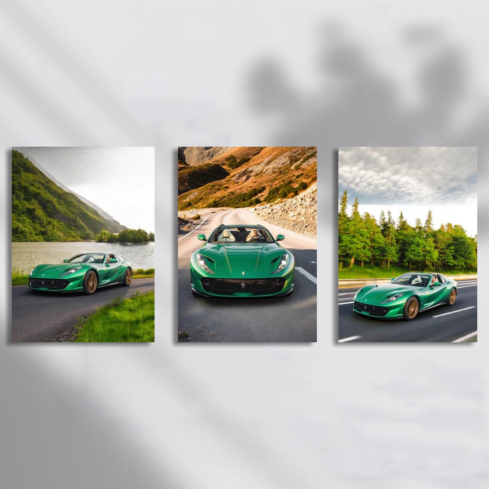 Ferrari 812 GTS Nature Set of 3