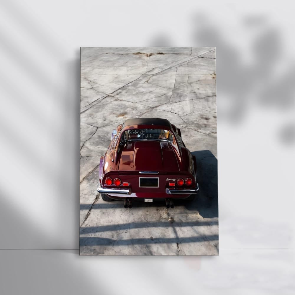 Abandoned Ferrari Dino 246 GT - Classic Elegance Rediscovered