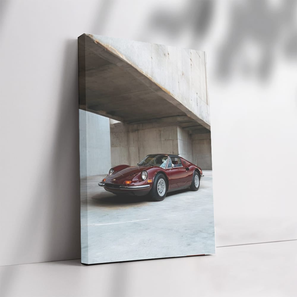 Abandoned Ferrari Dino 246 GT - Iconic Elegance Rediscovered
