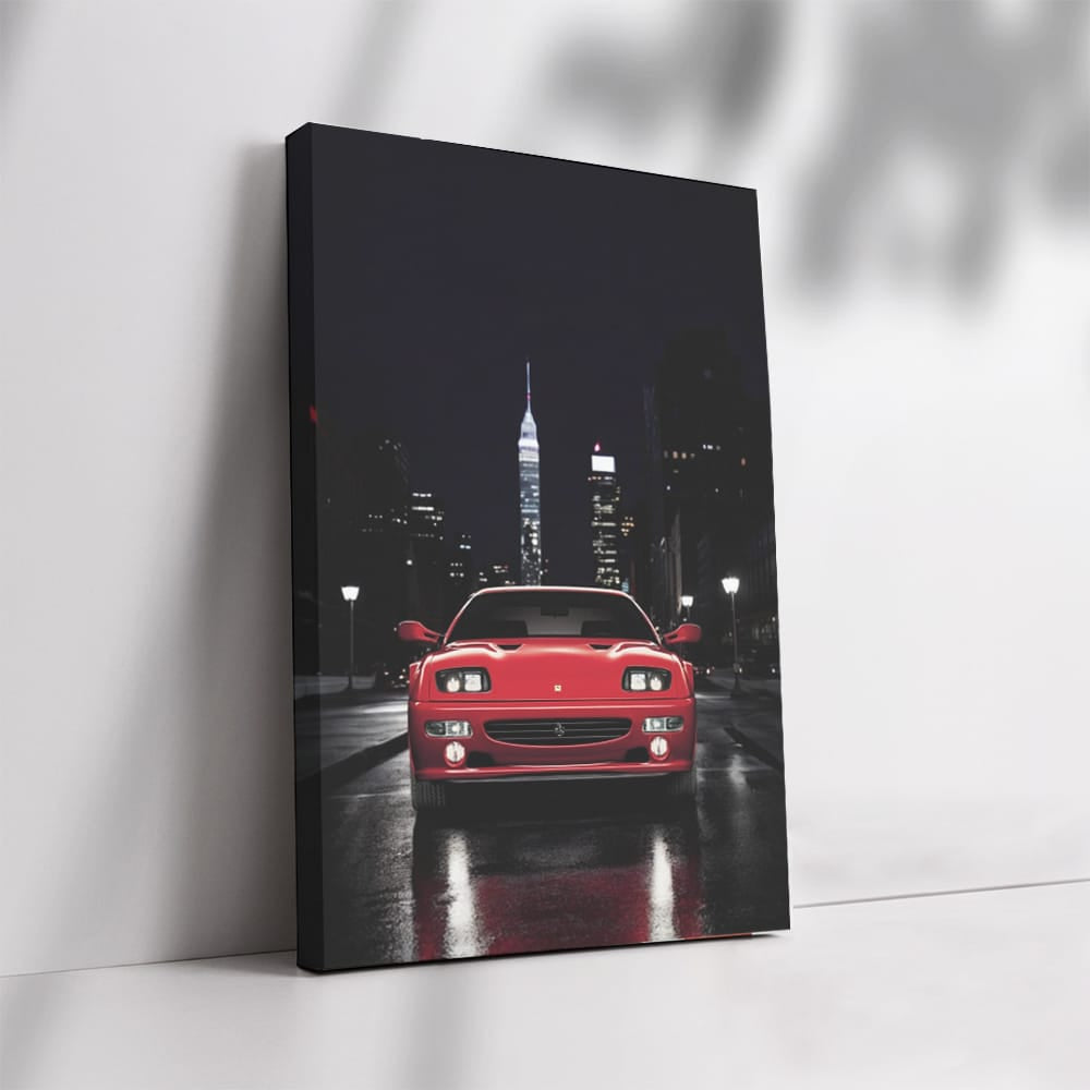Ferrari F512 M in Night City - Timeless Elegance & Speed