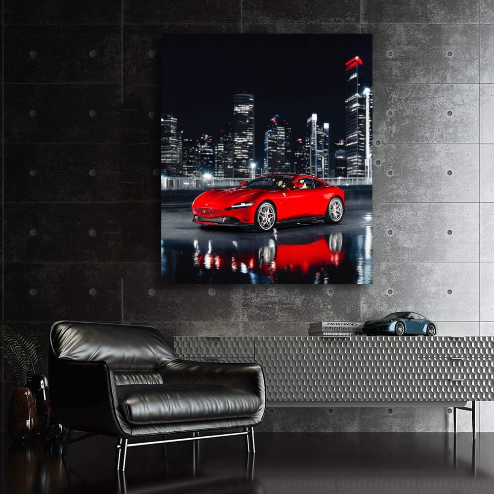 Ferrari Roma - Night Elegance, Speed and Style