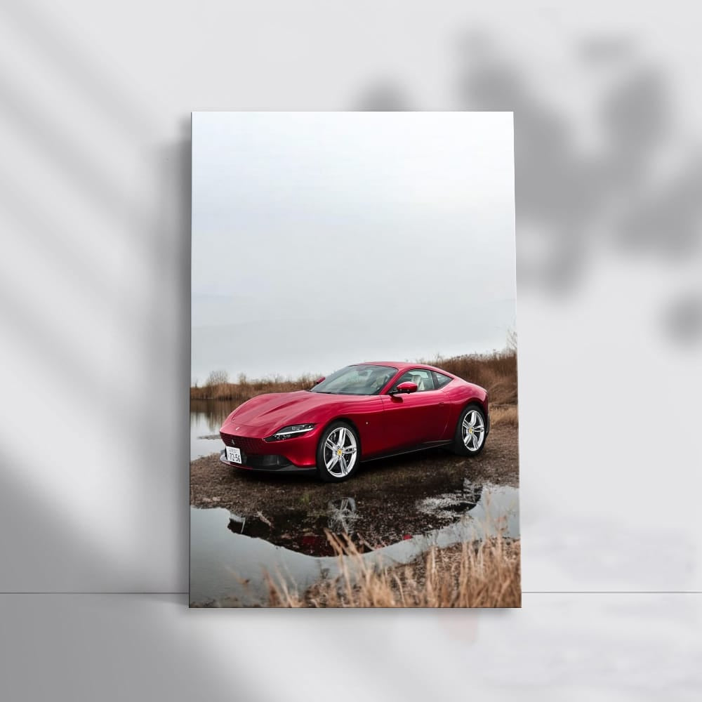 Ferrari Roma by Lake - Elegance in Motion
