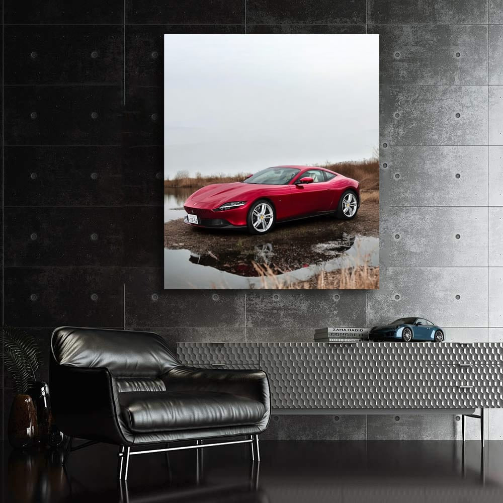 Ferrari Roma by Lake - Elegance in Motion
