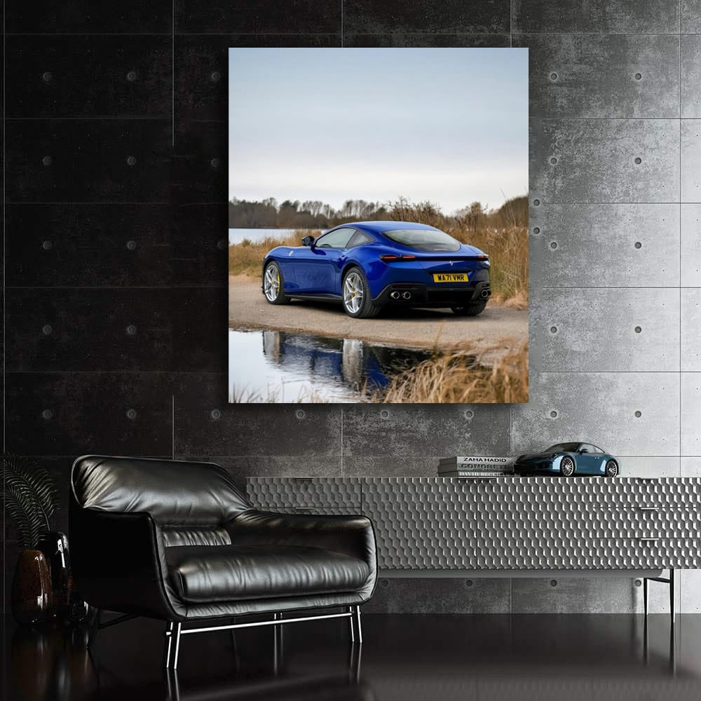 Ferrari Roma by Lake - Elegance in Motion
