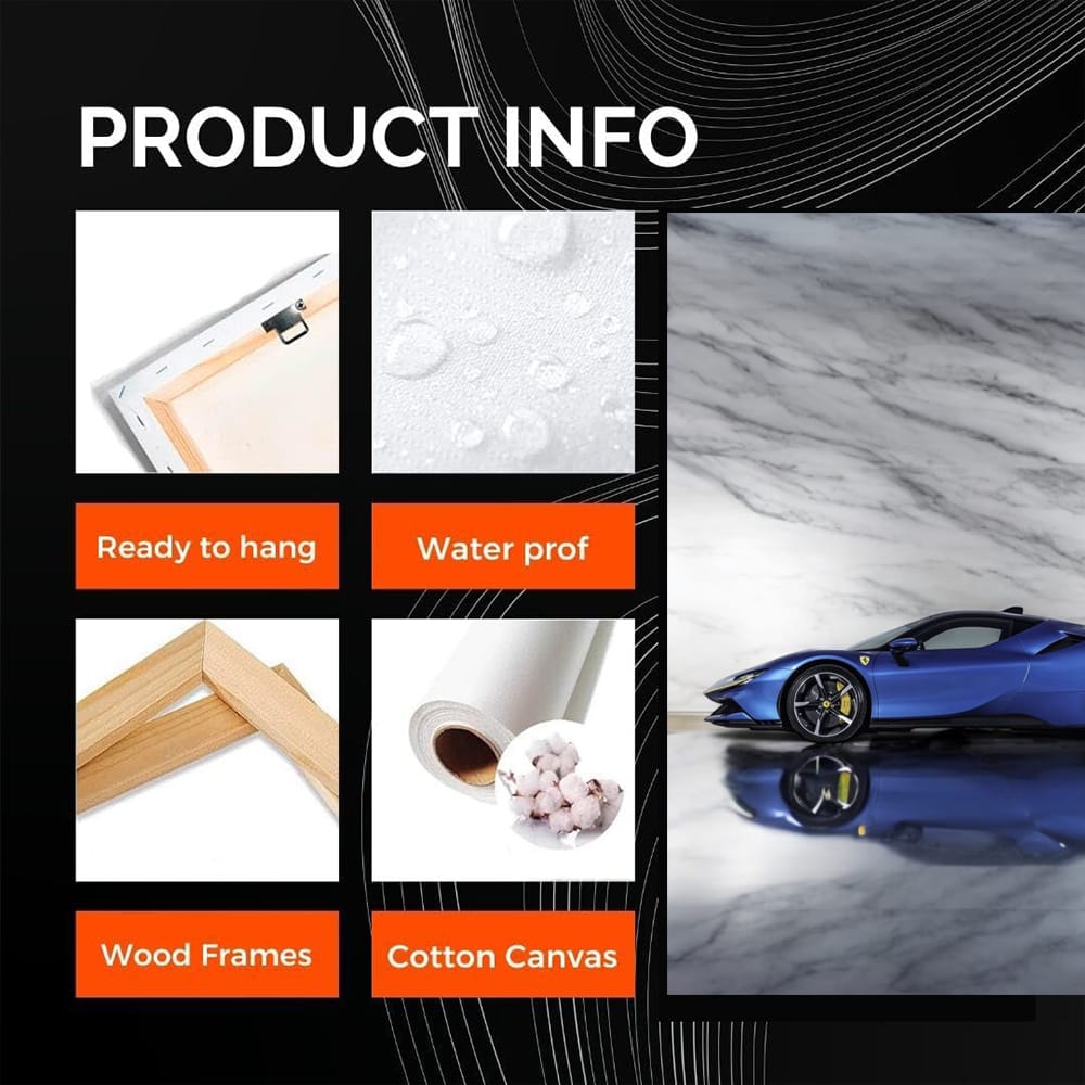 Ferrari SF90 Spider Marble - Exotic Power and Elegance
