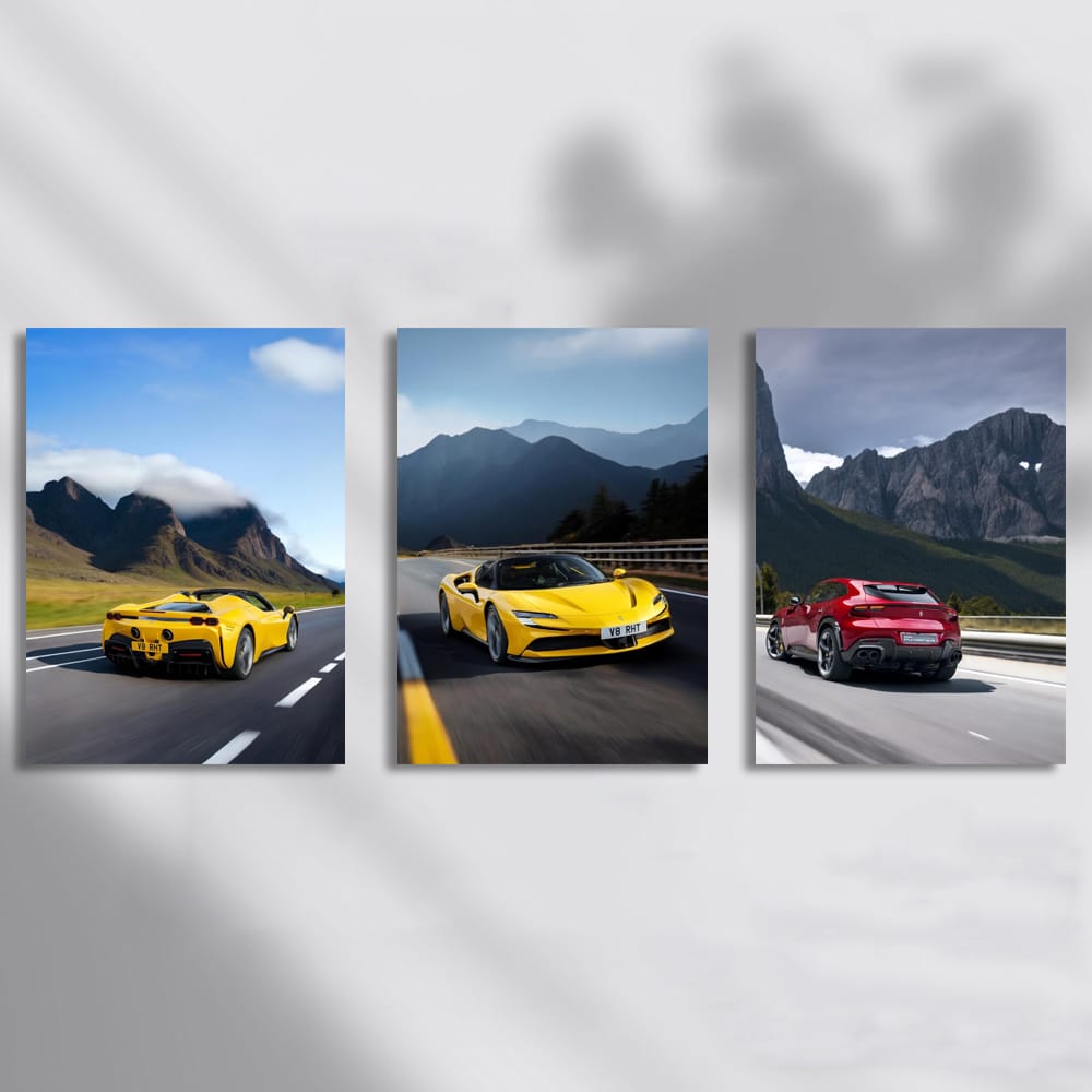 Ferrari Mountains Set of 3