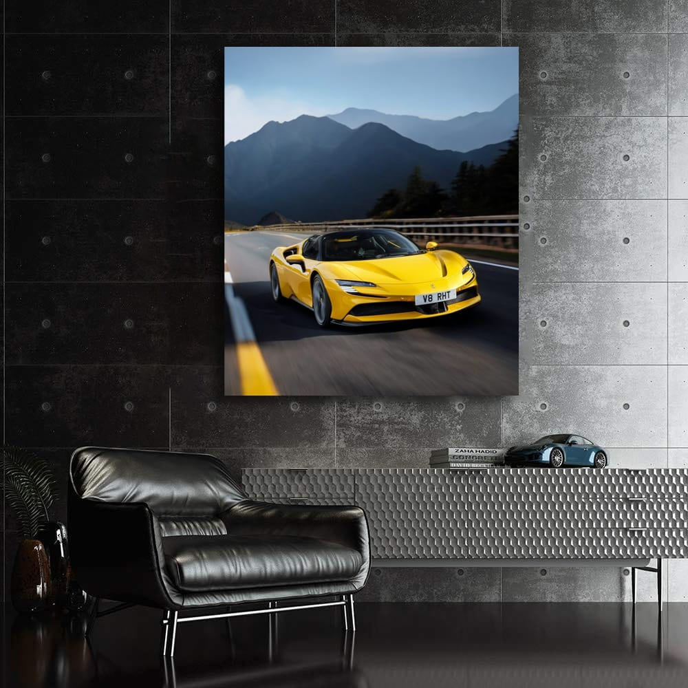 Ferrari Conquers Mountains - Elegance and Power Unleashed