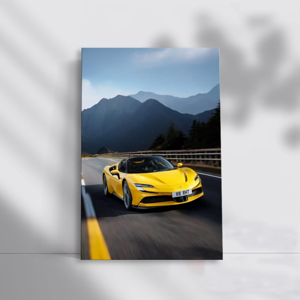 Ferrari Conquers Mountains - Elegance and Power Unleashed