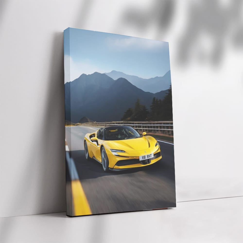 Ferrari Conquers Mountains - Elegance and Power Unleashed