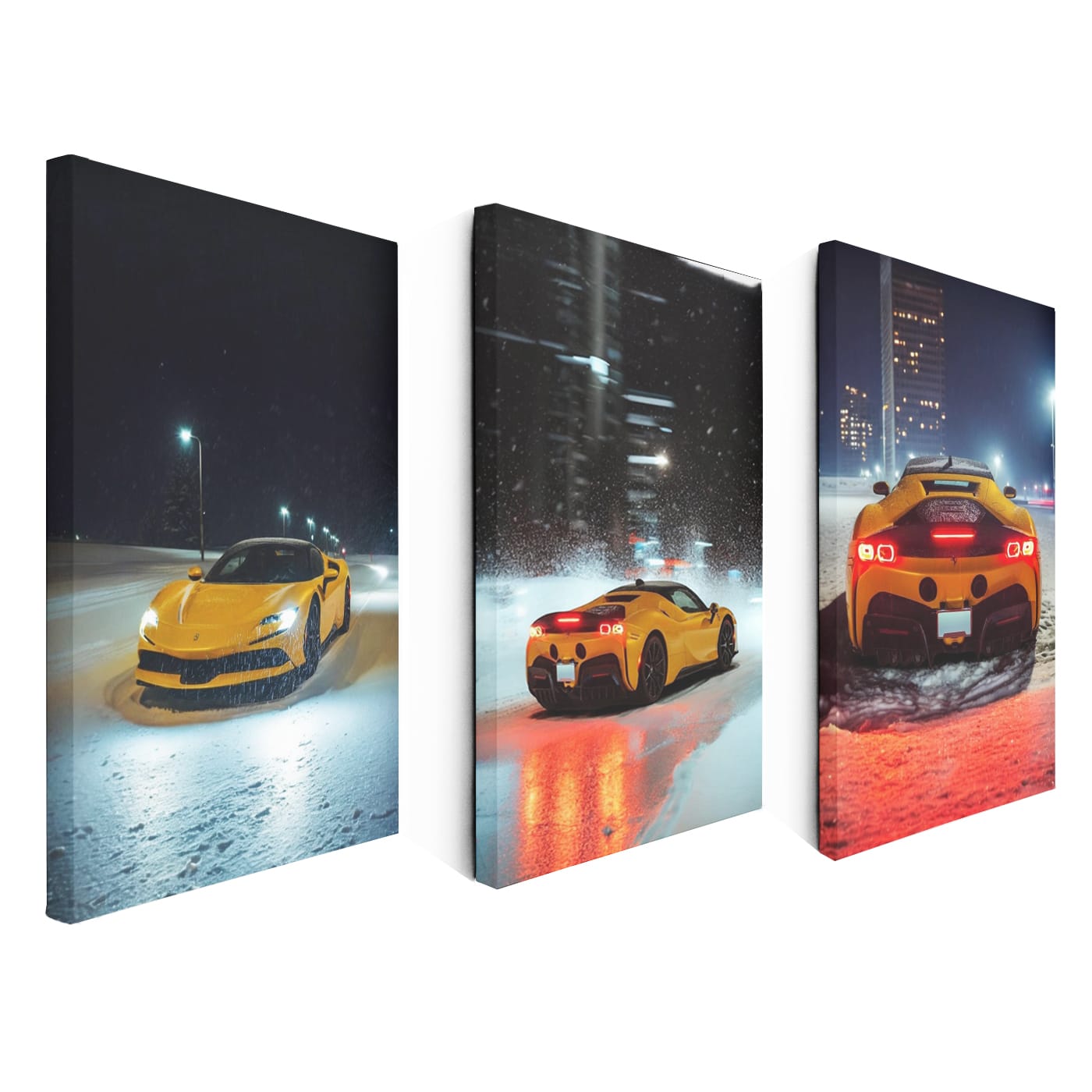 Ferrari Snow Night Set of 3